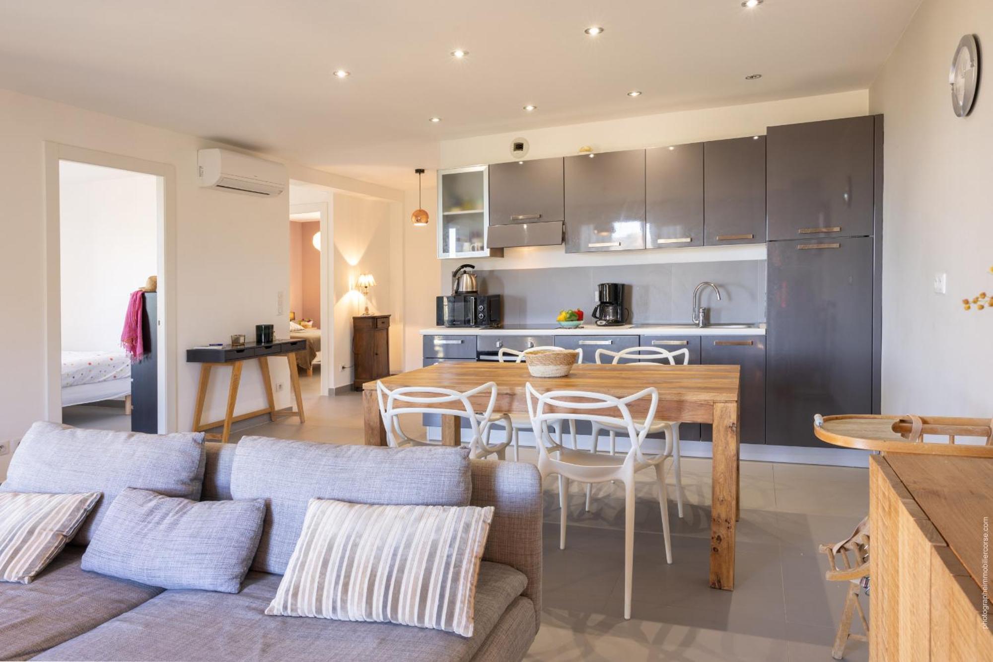Appartement Vue Mer Fromontica Сен-Флоран Экстерьер фото
