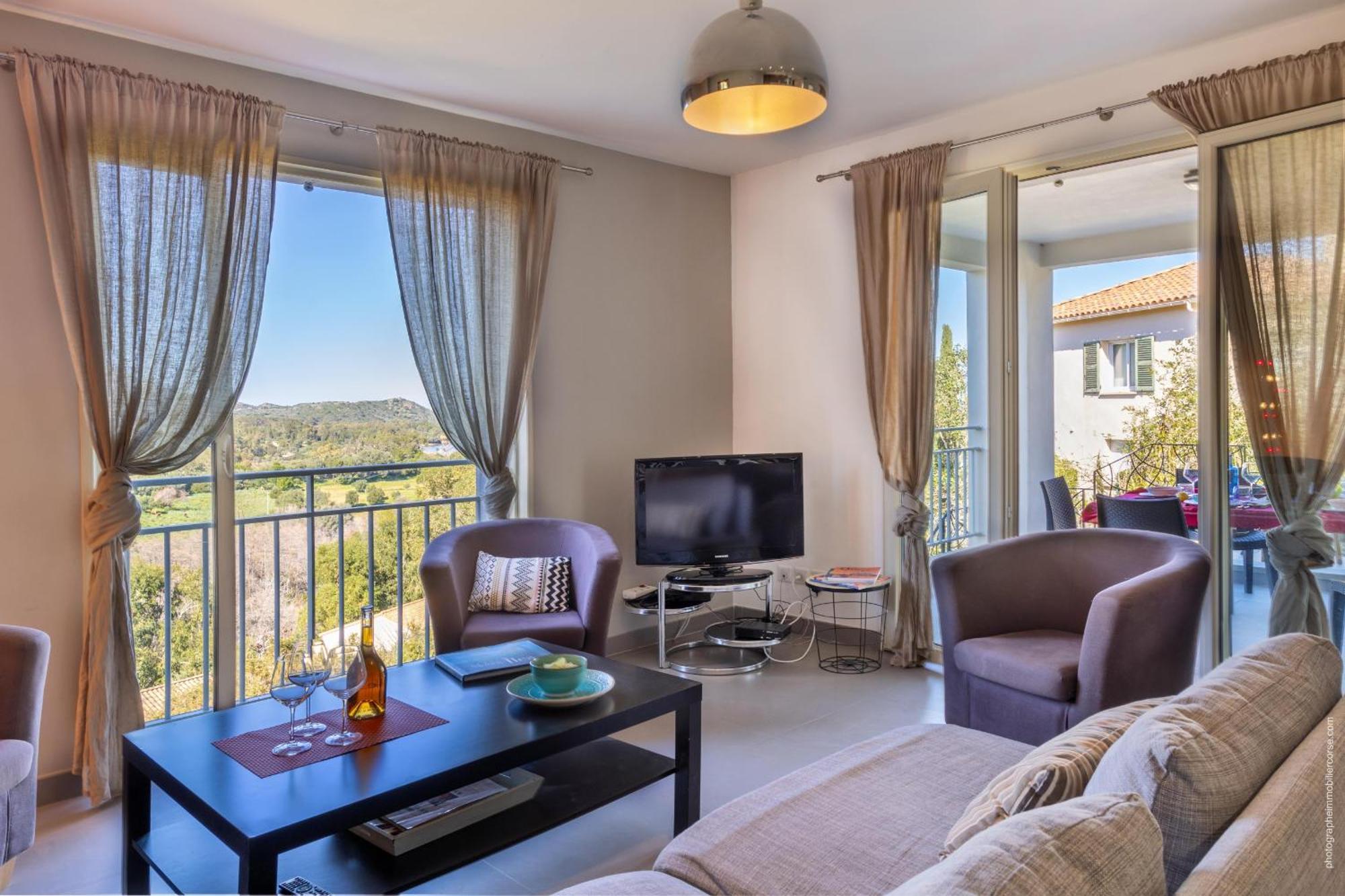 Appartement Vue Mer Fromontica Сен-Флоран Экстерьер фото